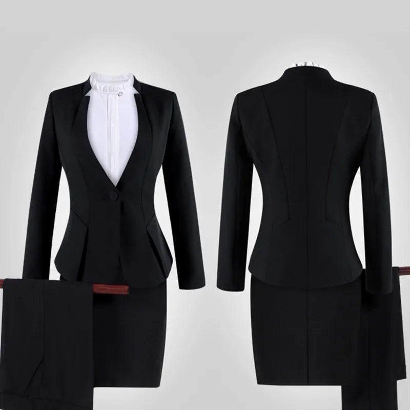 Fashion Business Women Interview Pants Suit