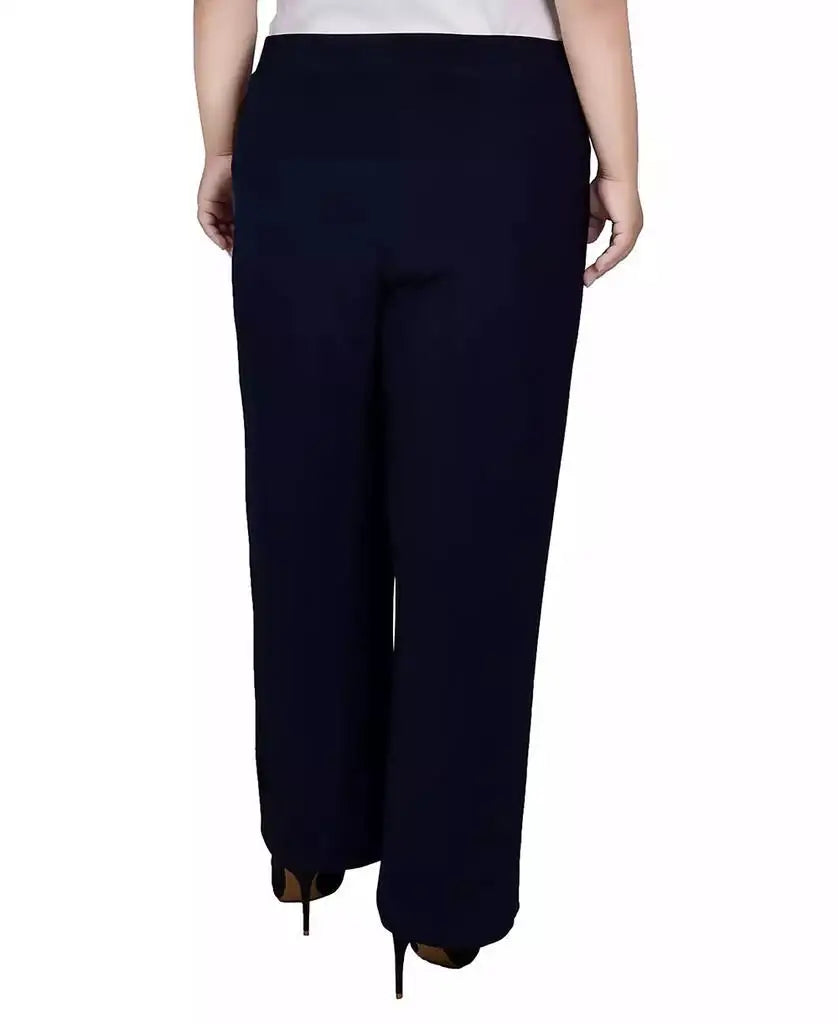 NY Collection | Plus Size Pull-On Wide-Leg Pants