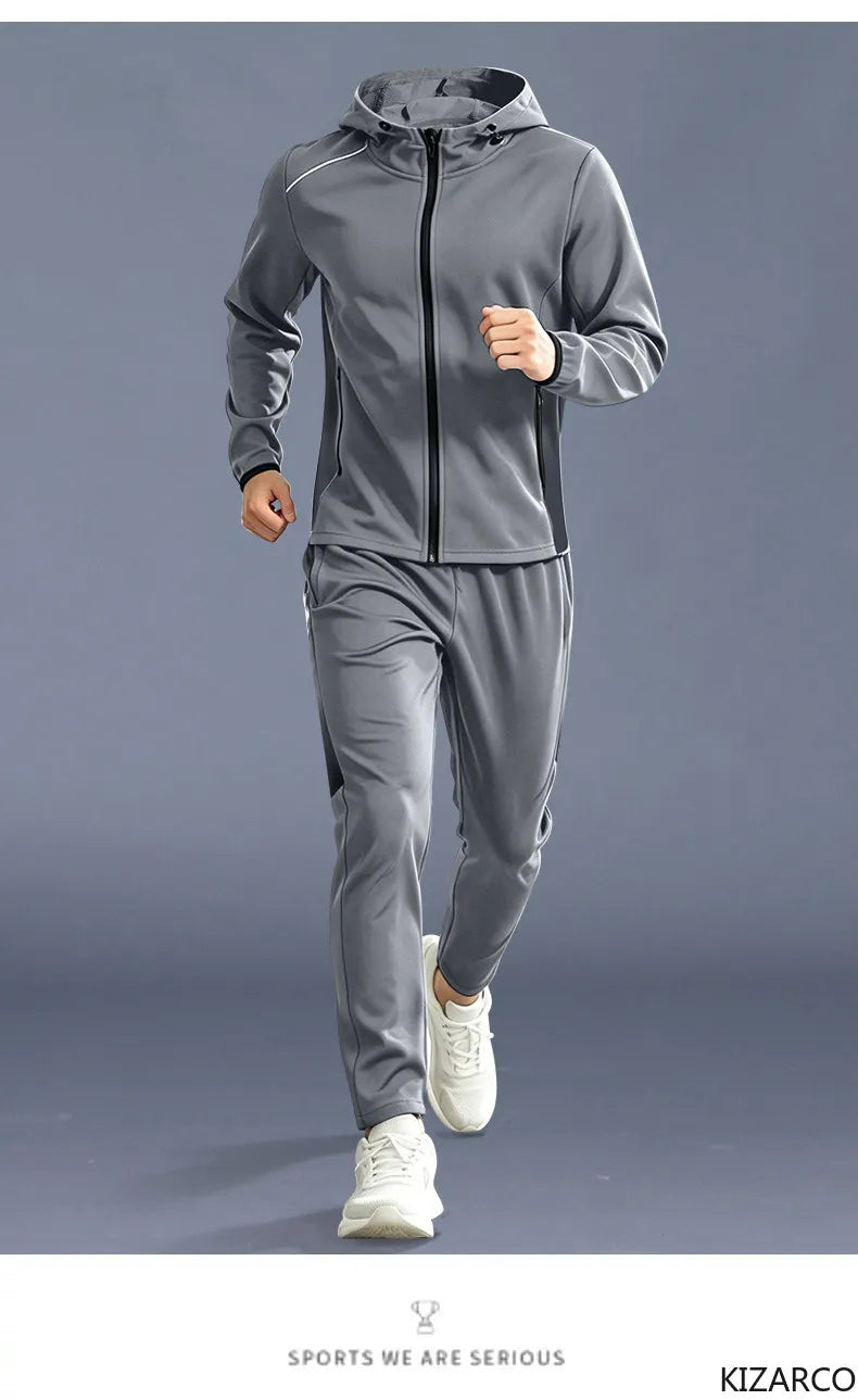 2026 Workout Men Quick Dry Running Sets Breathable Tracksuit Style Training Apparel for Plus Size Men Outdoor Sports Activities