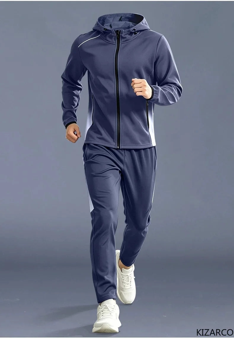 2026 Workout Men Quick Dry Running Sets Breathable Tracksuit Style Training Apparel for Plus Size Men Outdoor Sports Activities