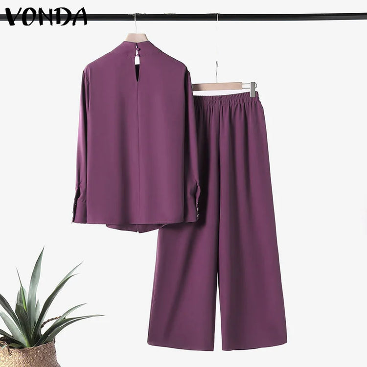 plus size autumn high neck suit