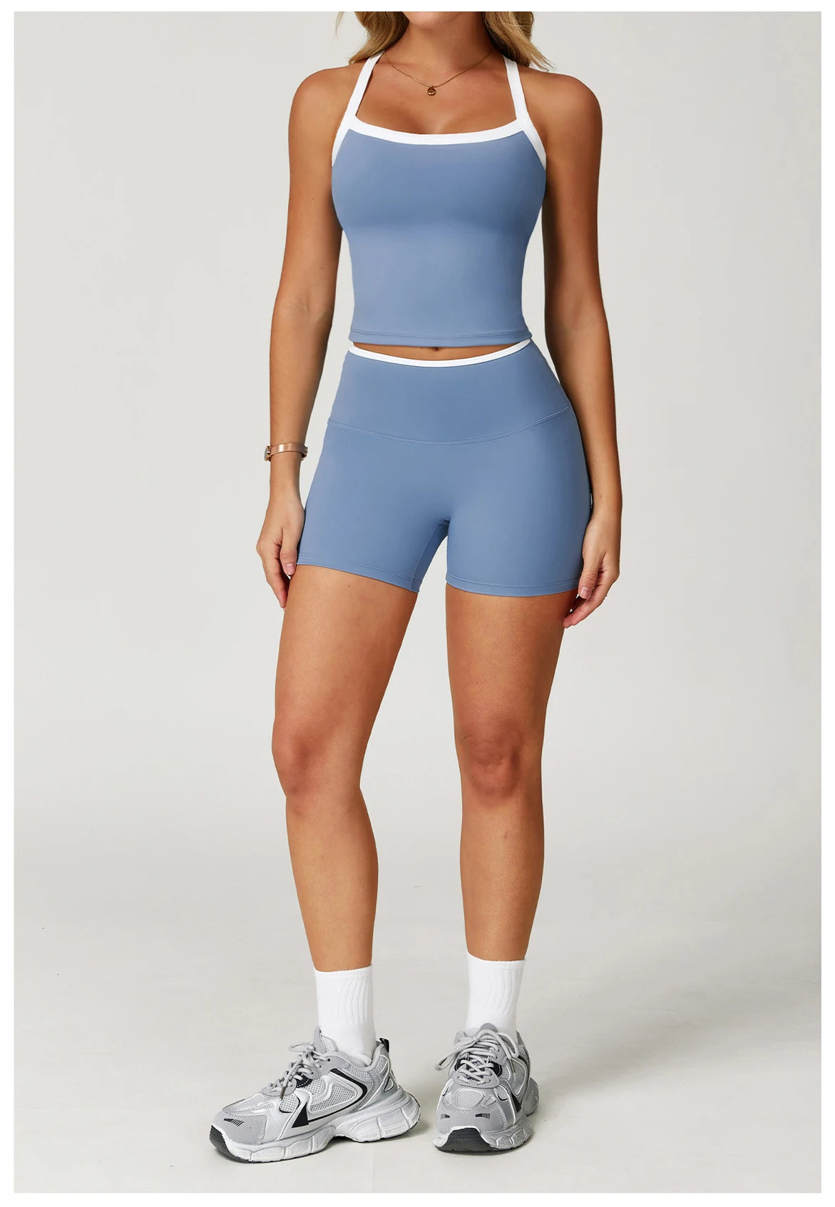 Women Tracksuit 2PCS Yoga Set Nude Feeling Workout Sets Gym Clothes Push Up Fitness Running Sportwear Sport Bra Leggings Suit