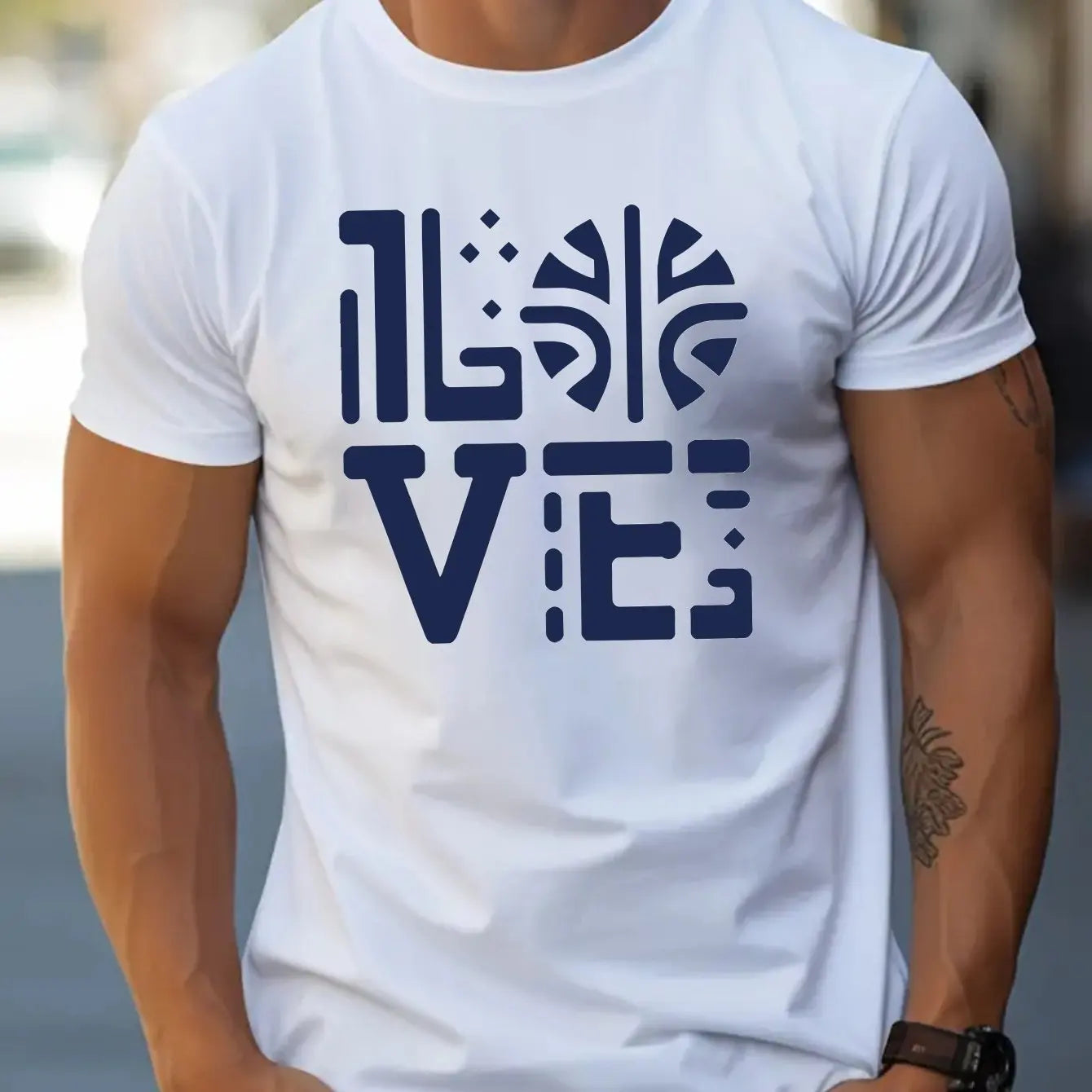 Fashion Print Cotton short-sleeved T-shirt American fashion trendy brand printed bottoming shirt for men and teenagers spring an