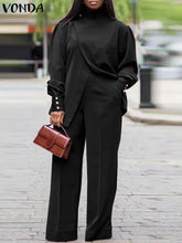 plus size autumn high neck suit