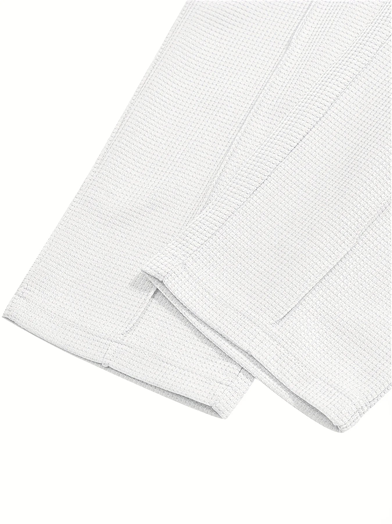 The new men's spring and autumn Waffle long-sleeved and long pants sportswear and casual set is made of comfortable and breatha