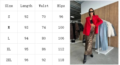 Woman High Waisted Long Skirt Personality Leopard Printed Dress Halloween Street Wear Dating Y2K Clothes Elegant Autumn Dress