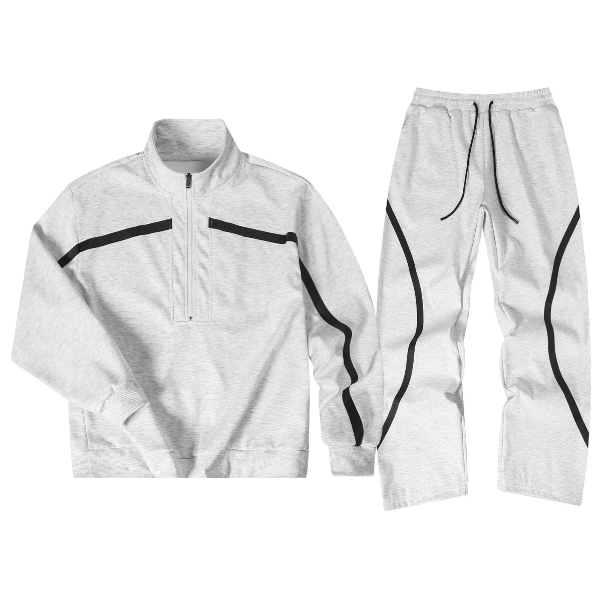 Men's Tracksuit Running Sets  Fashion Sportswear Windproof Suit