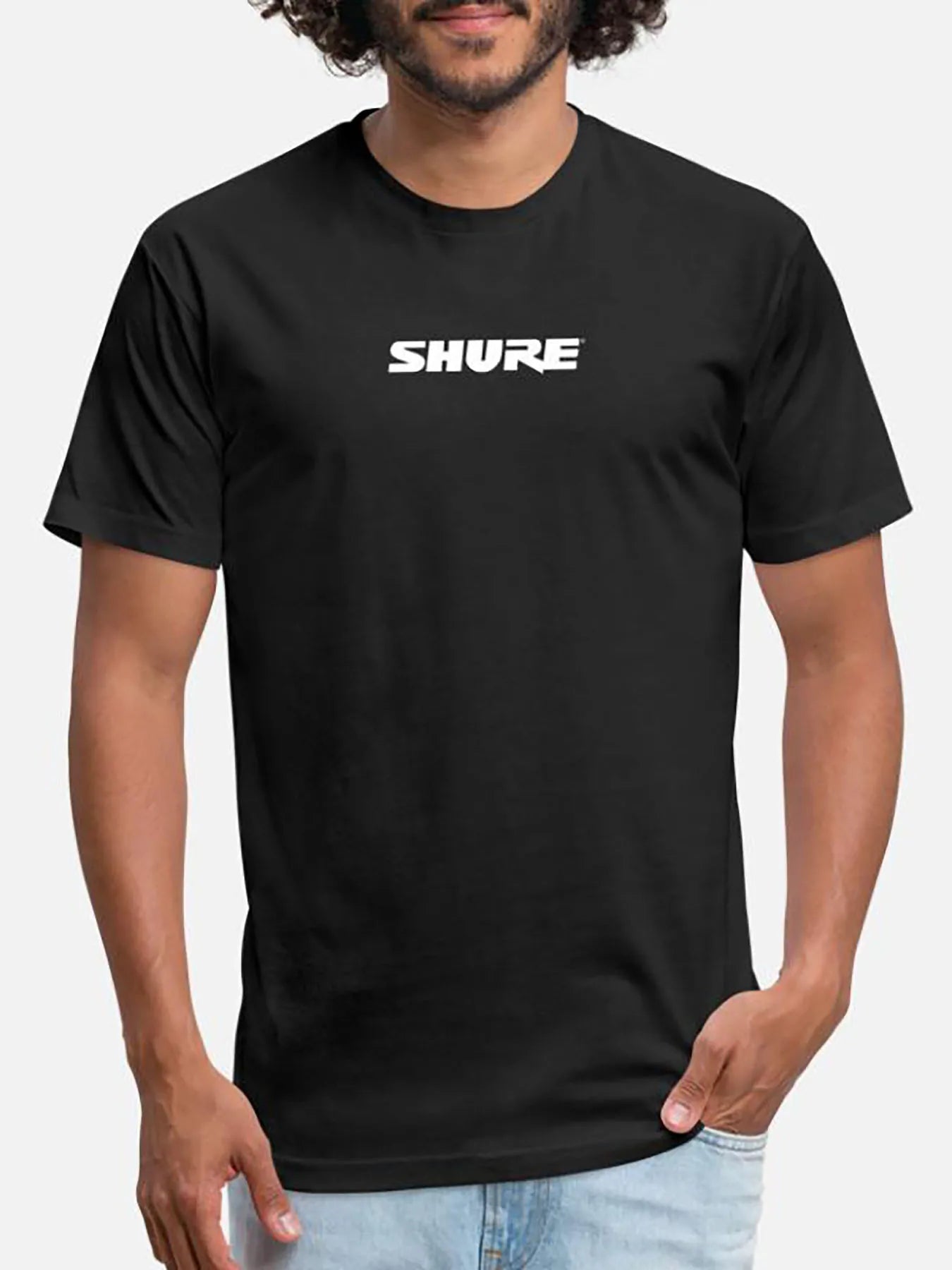 SHURE-6926 funny Men’s Short Sleeve Graphic T-shirt Collection  black