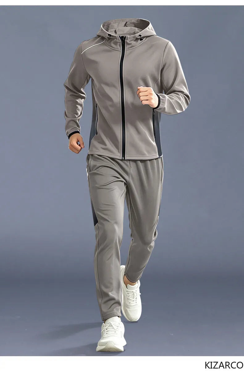 2026 Workout Men Quick Dry Running Sets Breathable Tracksuit Style Training Apparel for Plus Size Men Outdoor Sports Activities