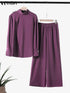 plus size autumn high neck suit