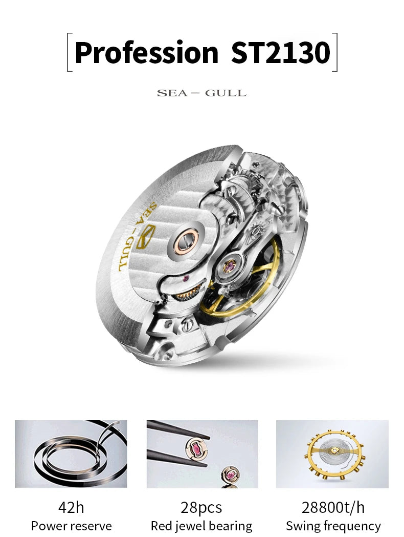 Seagull Reloj Fashion White Diamond Ladies Watch Top Brand Luxury Wrist Watch Simple Women Dress Watch Relogios Feminino 417L