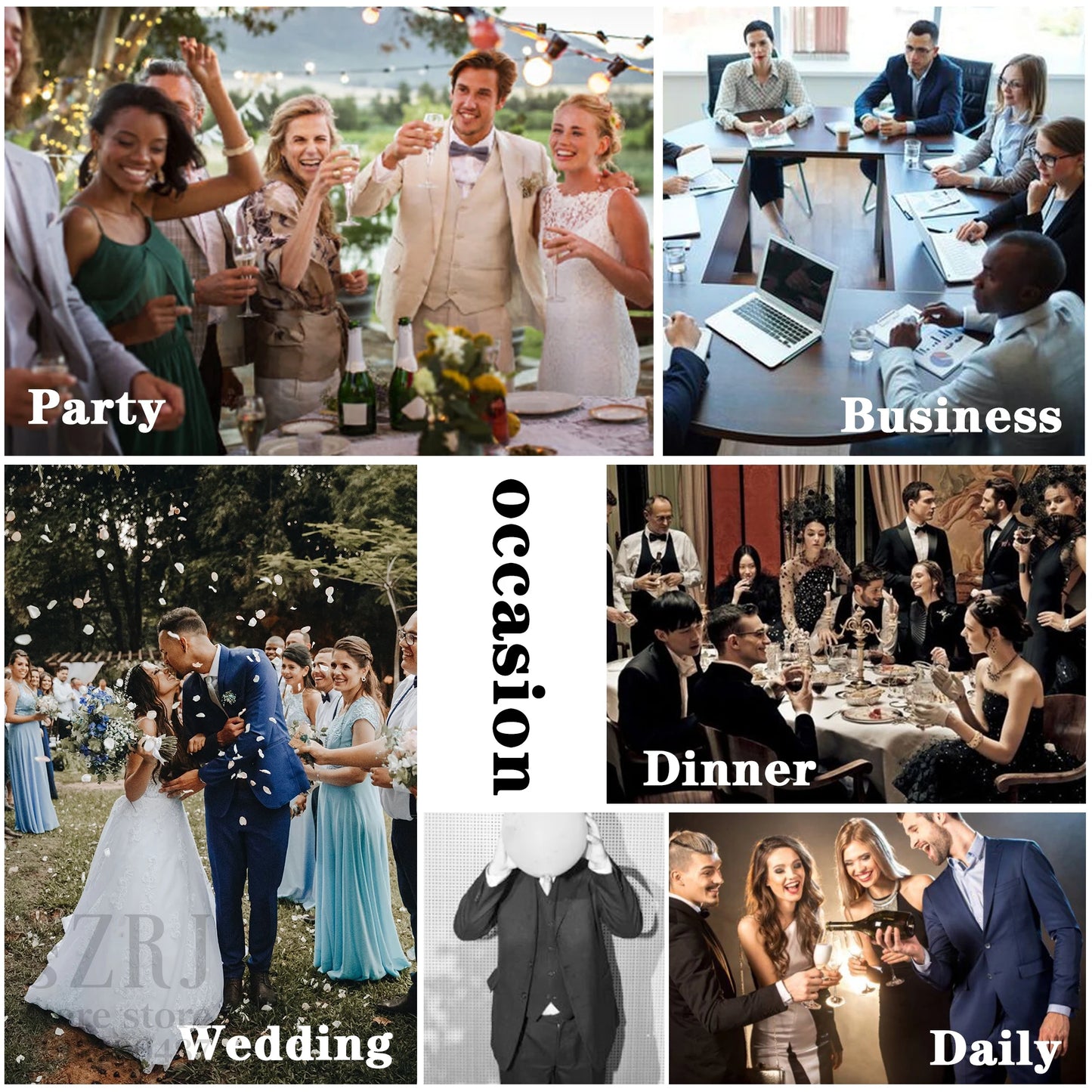 Men's 3 - Piece Suit Set, Featuring Decorative Lapel Design, Includes Jacket, Vest & Pants, Ideal for Formal Occasions，Wedding