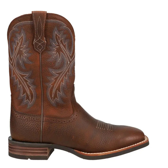 Ariat | Quickdraw Embroidered Square Toe Pull On Cowboy Boots