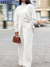 plus size autumn high neck suit