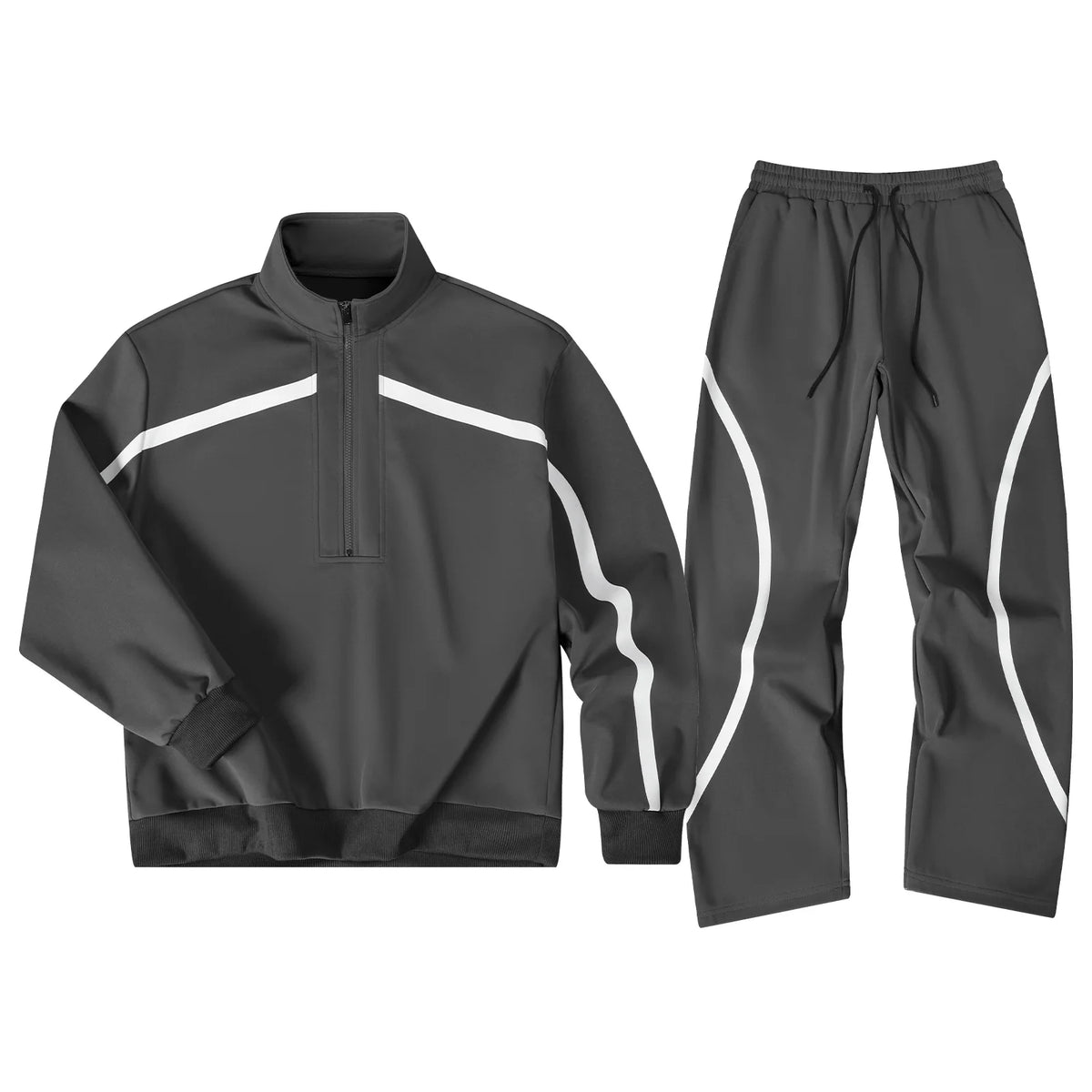 Men's Tracksuit Running Sets  Fashion Sportswear Windproof Suit