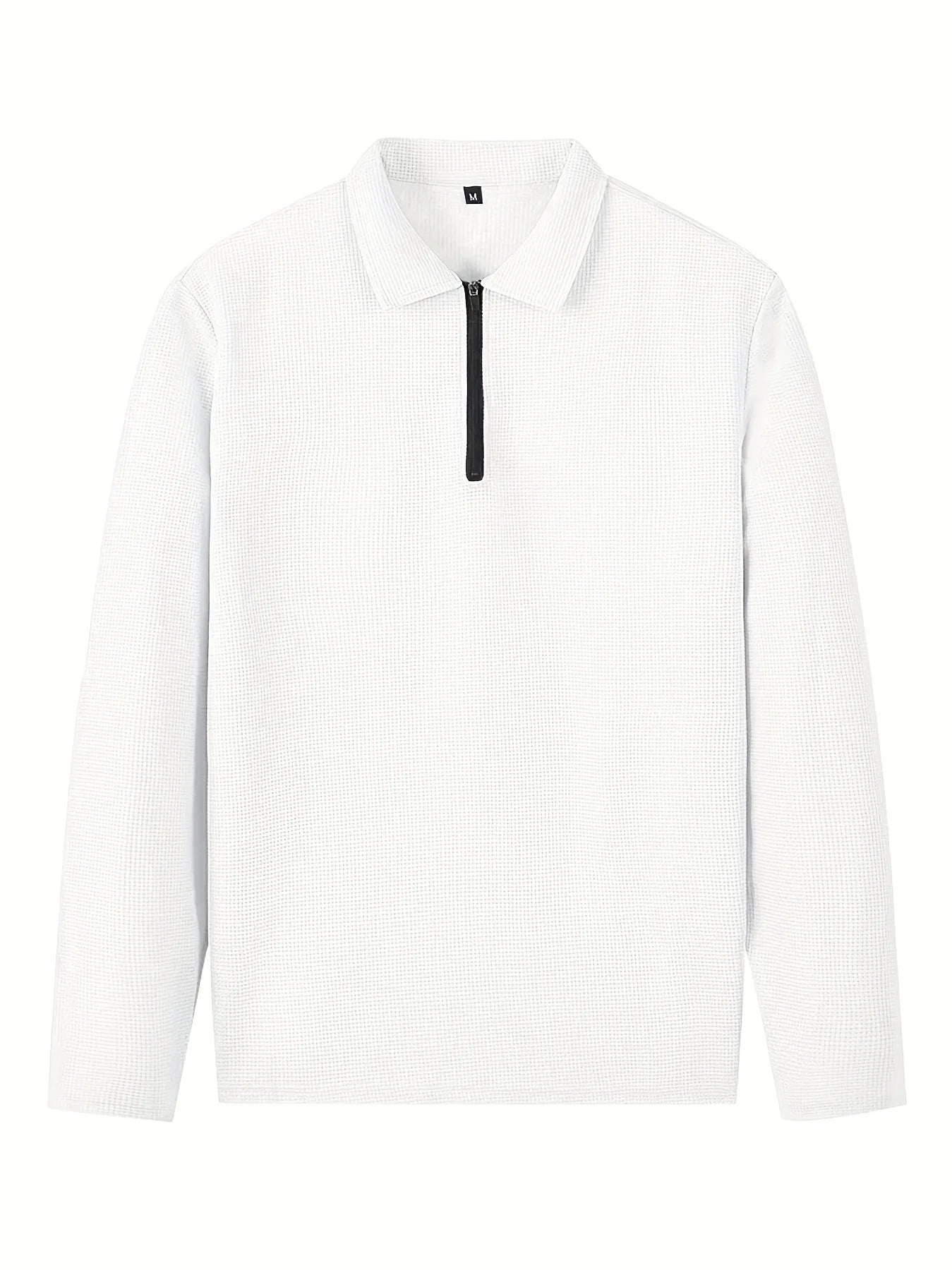 The new men's spring and autumn Waffle long-sleeved and long pants sportswear and casual set is made of comfortable and breatha