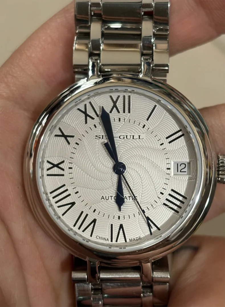 Seagull Reloj Fashion White Diamond Ladies Watch Top Brand Luxury Wrist Watch Simple Women Dress Watch Relogios Feminino 417L