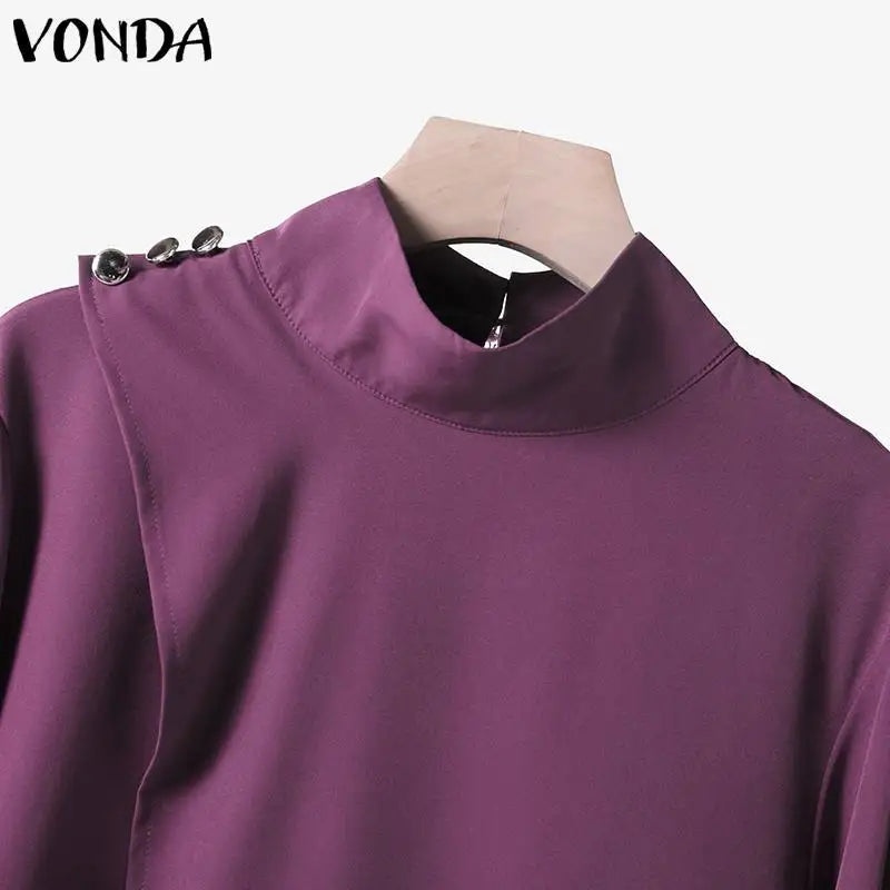 plus size autumn high neck suit