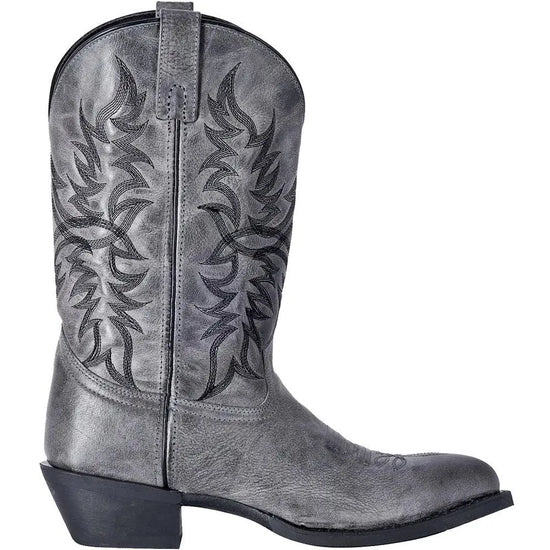 Laredo | Harding Embroidered Round Toe Pull On Cowboy Boots