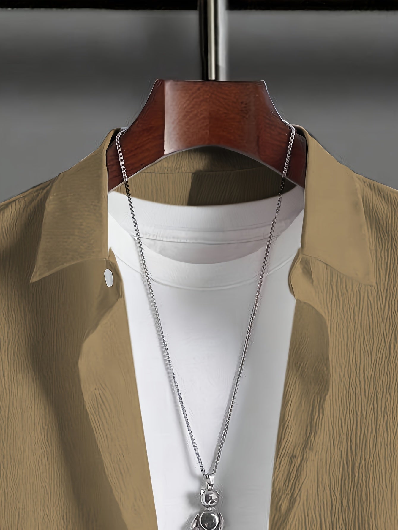 [Plus Size 2pcs Outfit] Stylish Comfort, Plus Size Men's Casual 2pcs Outfit | Solid Color Hoodie and Pants Set, Big and Tall, Machine Washable