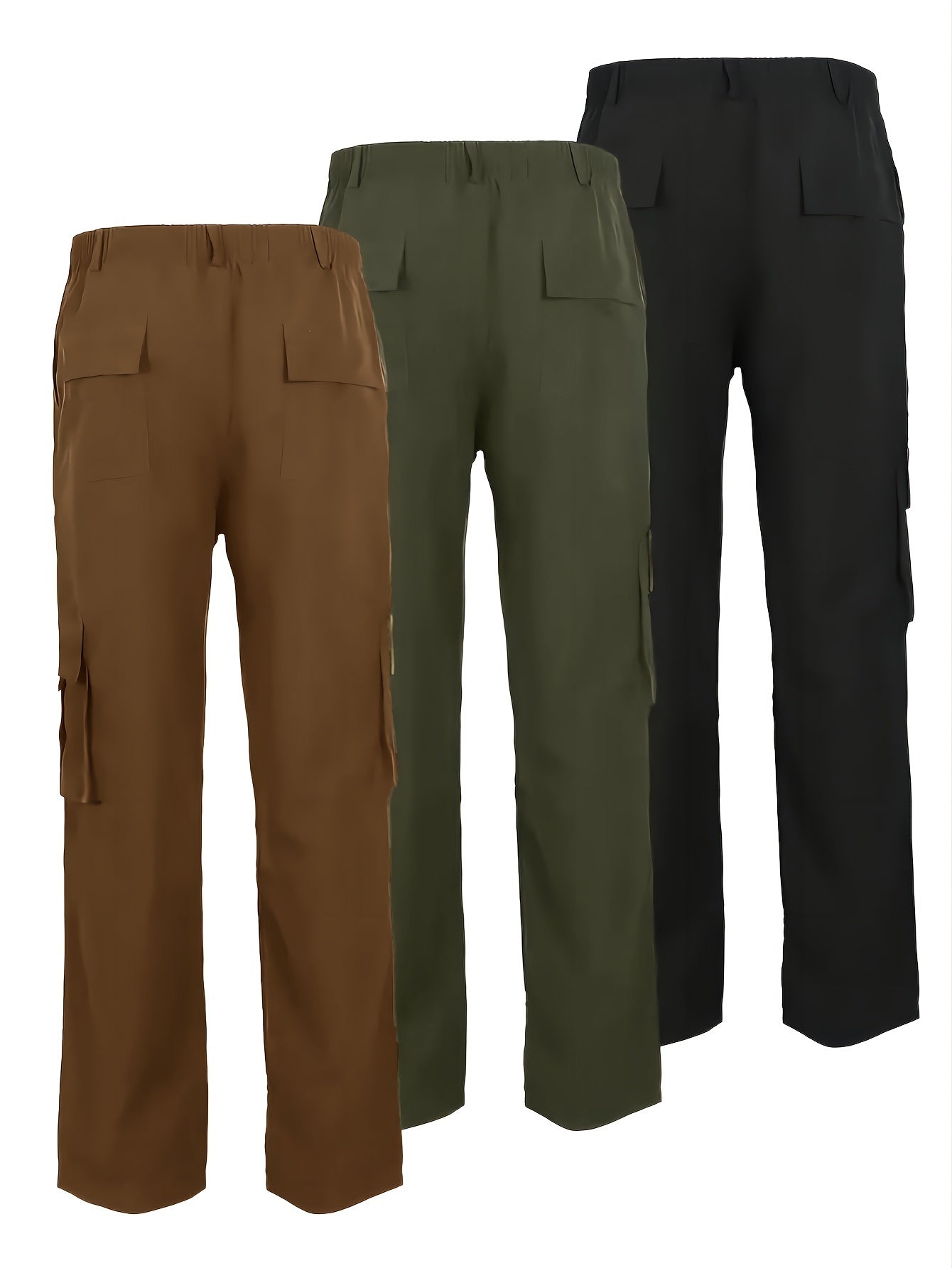 Large Size Men's Work Pants Three-Piece Set