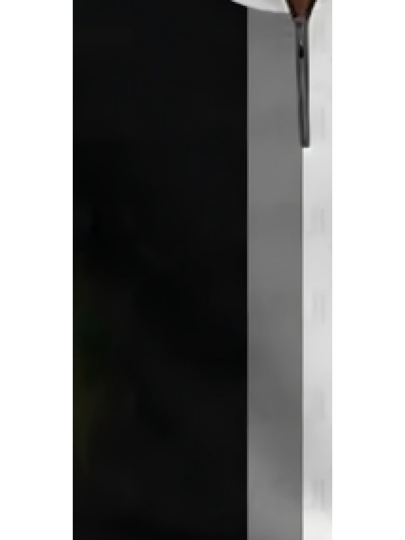 2pcs Set Men's Plus-Size Long Sleeve & Pants Suit - Black & White Contrast Casual Sportswear with Half-Zip Collar, Breathable Polyester Blend, Soft & Comfortable Two-Piece Outfit for Gym, Office, Back-to-School - Machine Wash